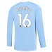 Maillot de Foot Manchester City Rodrigo 16 Tenue Domicile 2023/24 Manche Longue