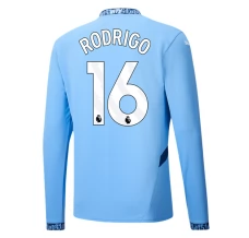 Maillot de Foot Manchester City Rodrigo 16 Tenue Domicile 2024/25 Manche Longue