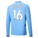 Maillot de Foot Manchester City Rodrigo 16 Tenue Domicile 2024/25 Manche Longue