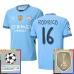 Maillot de Foot Manchester City Rodrigo 16 Tenue Domicile Champions League With Patch 2024/25 Maillot de Foot Manchester City Rodrigo 16 Tenue Domicile Champions League With Patch 2024/25