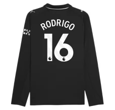 Maillot de Foot Manchester City Rodrigo 16 Tenue Extérieur 2025/26 Manche Longue Maillot de Foot Manchester City Rodrigo 16 Tenue Extérieur 2025/26 Manche Longue