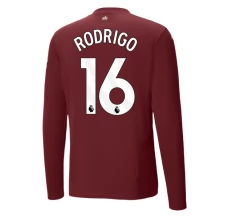 Maillot de Foot Manchester City Rodrigo 16 Tenue Third 2024/25 Manche Longue Maillot de Foot Manchester City Rodrigo 16 Tenue Third 2024/25 Manche Longue
