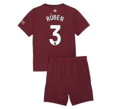Maillot de Foot Manchester City Rúben 3 Enfant Tenue Third 2024/25