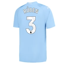 Maillot de Foot Manchester City Ruben 3 Tenue Domicile 2023/24