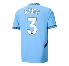 Maillot de Foot Manchester City Rúben 3 Tenue Domicile 2024/25