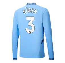 Maillot de Foot Manchester City Rúben 3 Tenue Domicile 2024/25 Manche Longue