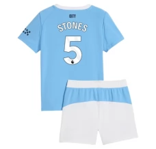 Maillot de Foot Manchester City Stones 5 Enfant Tenue Domicile 2025/26