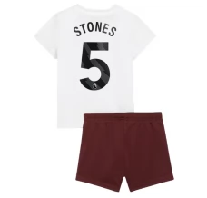 Maillot de Foot Manchester City Stones 5 Enfant Tenue Extérieur 2023/24