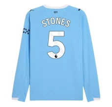 Maillot de Foot Manchester City Stones 5 Tenue Domicile 2025/26 Manche Longue