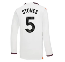 Maillot de Foot Manchester City Stones 5 Tenue Extérieur 2023/24 Manche Longue