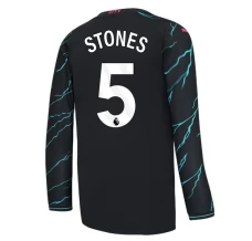 Maillot de Foot Manchester City Stones 5 Tenue Third 2023/24 Manche Longue