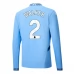 Maillot de Foot Manchester City Walker 2 Tenue Domicile 2024/25 Manche Longue