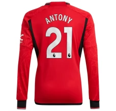 Maillot de Foot Manchester United Antony 21 Tenue Domicile 2023/24 Manche Longue