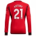 Maillot de Foot Manchester United Antony 21 Tenue Domicile 2023/24 Manche Longue Maillot de Foot Manchester United Antony 21 Tenue Domicile 2023/24 Manche Longue