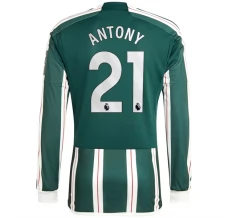 Maillot de Foot Manchester United Antony 21 Tenue Extérieur 2023/24 Manche Longue