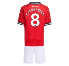 Maillot de Foot Manchester United B.Fernandes 8 Enfant Tenue Domicile 2025/26