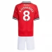 Maillot de Foot Manchester United B.Fernandes 8 Enfant Tenue Domicile 2025/26 Maillot de Foot Manchester United B.Fernandes 8 Enfant Tenue Domicile 2025/26