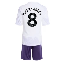 Maillot de Foot Manchester United B.Fernandes 8 Enfant Tenue Extérieur 2025/26