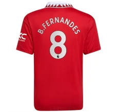 Maillot de Foot Manchester United B.Fernandes 8 Tenue Domicile 2022/23