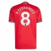 Maillot de Foot Manchester United B.Fernandes 8 Tenue Domicile 2025/26