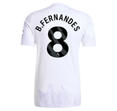 Maillot de Foot Manchester United B.Fernandes 8 Tenue Extérieur 2025/26