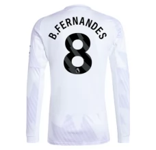 Maillot de Foot Manchester United B.Fernandes 8 Tenue Extérieur 2025/26 Manche Longue