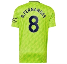 Maillot de Foot Manchester United B.Fernandes 8 Tenue Third 2022/23