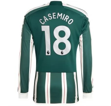 Maillot de Foot Manchester United Casemiro 18 Tenue Extérieur 2023/24 Manche Longue
