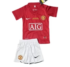 Maillot de Foot Manchester United Enfant Tenue Domicile Retro 2007-08 Maillot de Foot Manchester United Enfant Tenue Domicile Retro 2007-08