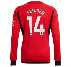 Maillot de Foot Manchester United Eriksen 14 Tenue Domicile 2023/24 Manche Longue