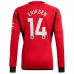 Maillot de Foot Manchester United Eriksen 14 Tenue Domicile 2023/24 Manche Longue