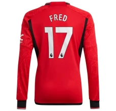 Maillot de Foot Manchester United Fred 17 Tenue Domicile 2023/24 Manche Longue Maillot de Foot Manchester United Fred 17 Tenue Domicile 2023/24 Manche Longue