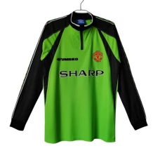 Maillot de Foot Manchester United Gardien Tenue Domicile Retro 1998-99 Manche Longue