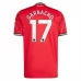 Maillot de Foot Manchester United Garnacho 17 Tenue Domicile 2025/26 Maillot de Foot Manchester United Garnacho 17 Tenue Domicile 2025/26