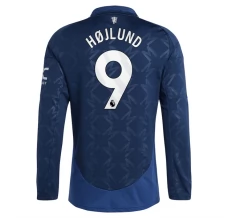 Maillot de Foot Manchester United Højlund 9 Tenue Extérieur 2024/25 Manche Longue
