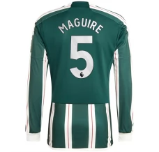 Maillot de Foot Manchester United Maguire 5 Tenue Extérieur 2023/24 Manche Longue Maillot de Foot Manchester United Maguire 5 Tenue Extérieur 2023/24 Manche Longue