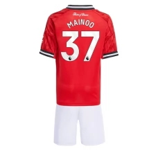 Maillot de Foot Manchester United Mainoo 37 Enfant Tenue Domicile 2025/26