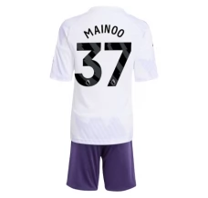 Maillot de Foot Manchester United Mainoo 37 Enfant Tenue Extérieur 2025/26