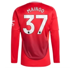 Maillot de Foot Manchester United Mainoo 37 Tenue Domicile 2024/25 Manche Longue