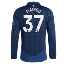 Maillot de Foot Manchester United Mainoo 37 Tenue Extérieur 2024/25 Manche Longue