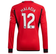 Maillot de Foot Manchester United Malacia 12 Tenue Domicile 2023/24 Manche Longue Maillot de Foot Manchester United Malacia 12 Tenue Domicile 2023/24 Manche Longue