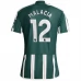 Maillot de Foot Manchester United Malacia 12 Tenue Extérieur 2023/24 Maillot de Foot Manchester United Malacia 12 Tenue Extérieur 2023/24