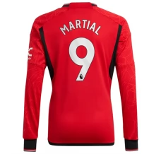 Maillot de Foot Manchester United Martial 9 Tenue Domicile 2023/24 Manche Longue