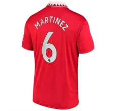 Maillot de Foot Manchester United Martinez 6 Tenue Domicile 2022/23