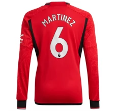 Maillot de Foot Manchester United Martinez 6 Tenue Domicile 2023/24 Manche Longue Maillot de Foot Manchester United Martinez 6 Tenue Domicile 2023/24 Manche Longue