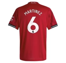 Maillot de Foot Manchester United Martinez 6 Tenue Domicile 2025/26 Maillot de Foot Manchester United Martinez 6 Tenue Domicile 2025/26