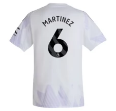 Maillot de Foot Manchester United Martinez 6 Tenue Extérieur 2025/26