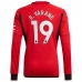 Maillot de Foot Manchester United R.Varane 19 Tenue Domicile 2023/24 Manche Longue