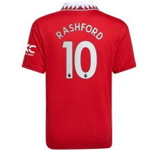 Maillot de Foot Manchester United Rashford 10 Tenue Domicile 2022/23