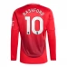 Maillot de Foot Manchester United Rashford 10 Tenue Domicile 2024/25 Manche Longue